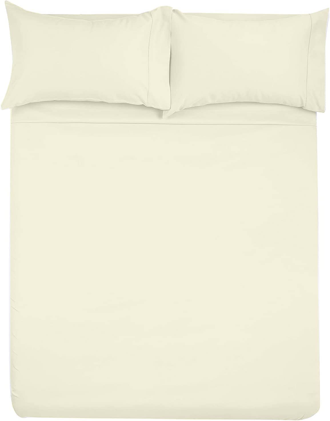 Premium 1800 Thread Count Microfiber Sheet Set - Ultra Soft Brushed King Size Bed Sheets with 12
