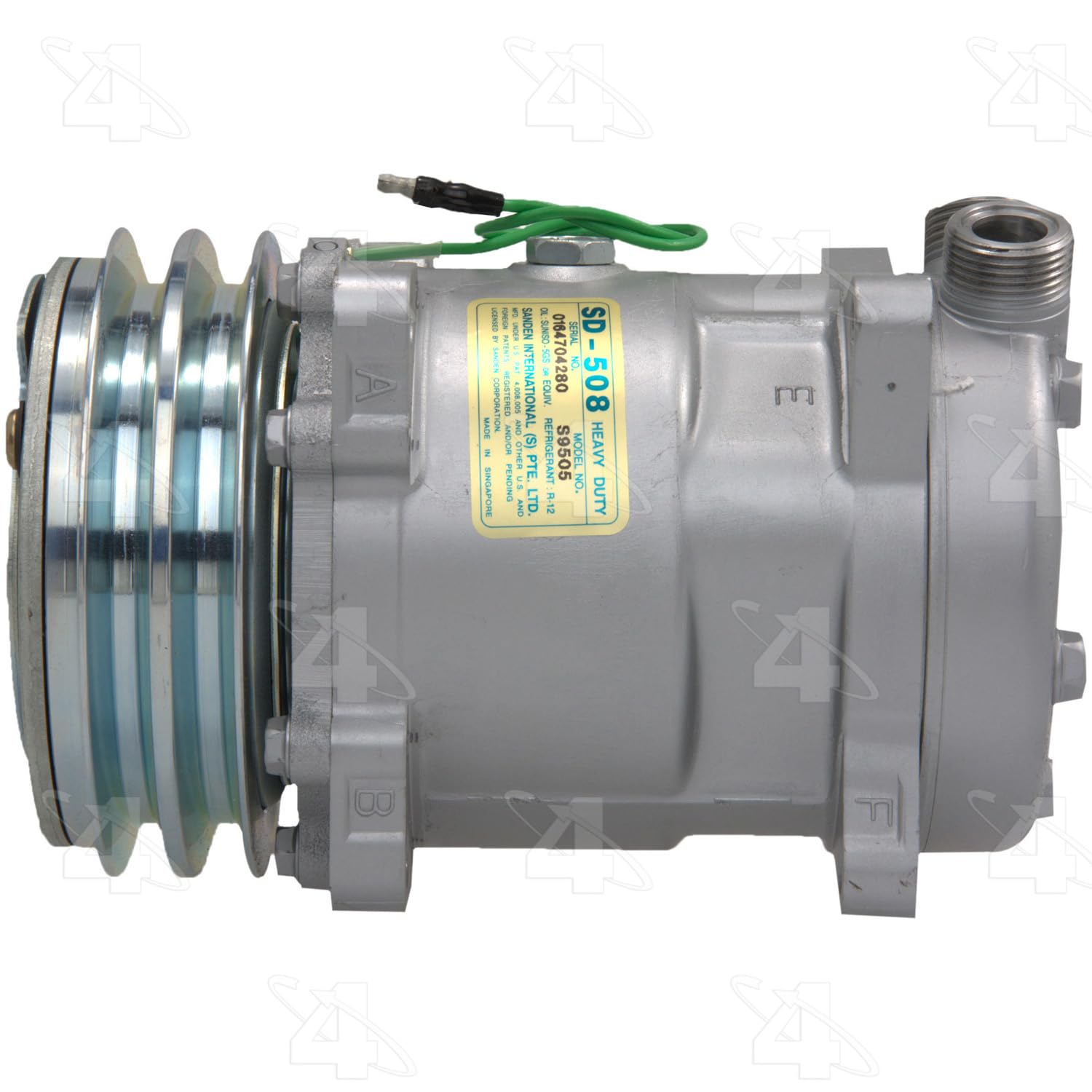 Four Seasons 58587 New AC Compressor for Car & Truck - High Performance Auto Air Conditioning Replacement Part - Perfect for Summer Cooling & HVAC System Repair