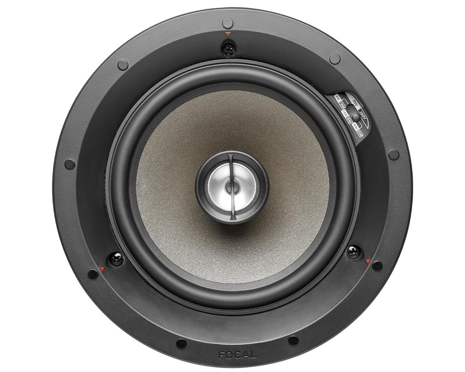 Focal 100 ICW6 T 2-Way Coaxial In-Wall/In-Ceiling Speaker - High-Quality Sound for Home Theater & Background Music (Each) - Perfect for Living Rooms, Bedrooms & Home Audio Systems