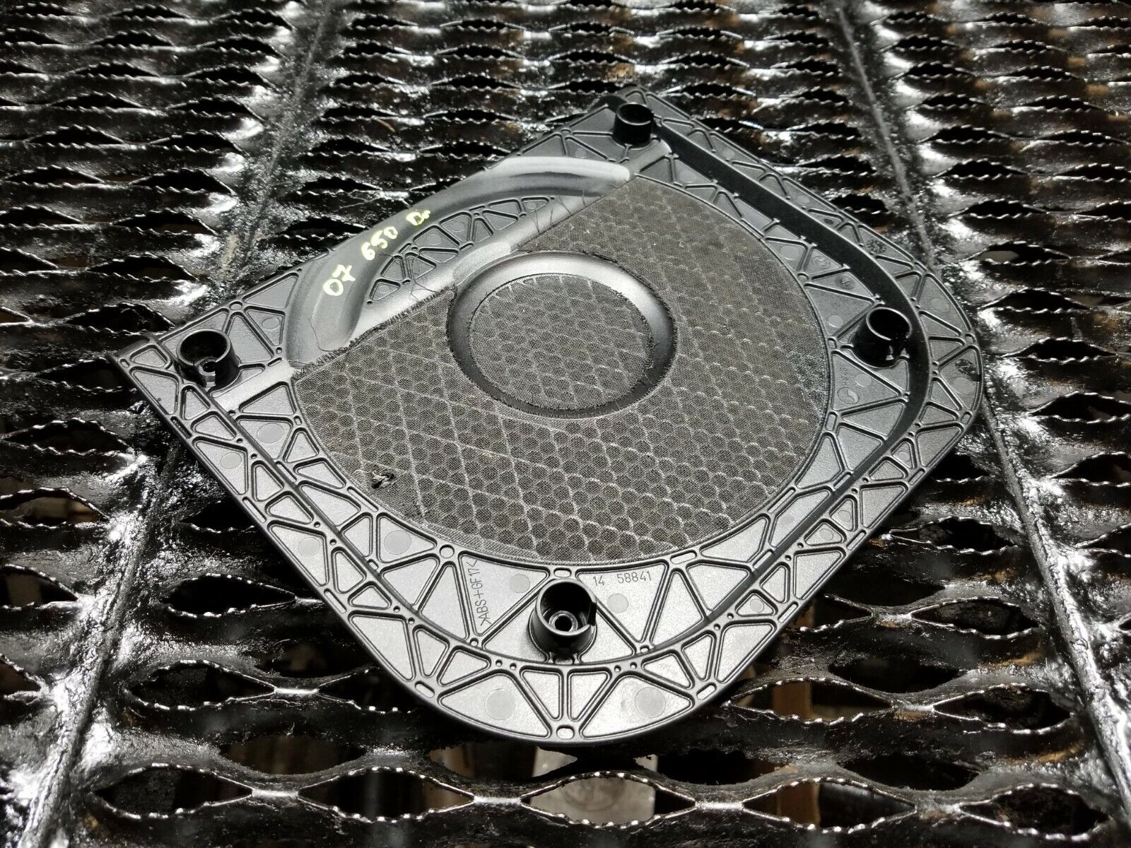 2006-2010 BMW 650i E63 Left Driver Side Under Seat Speaker Cover - OEM Replacement Part for Enhanced Audio Experience | Perfect for Car Audio Upgrades & Interior Restoration
