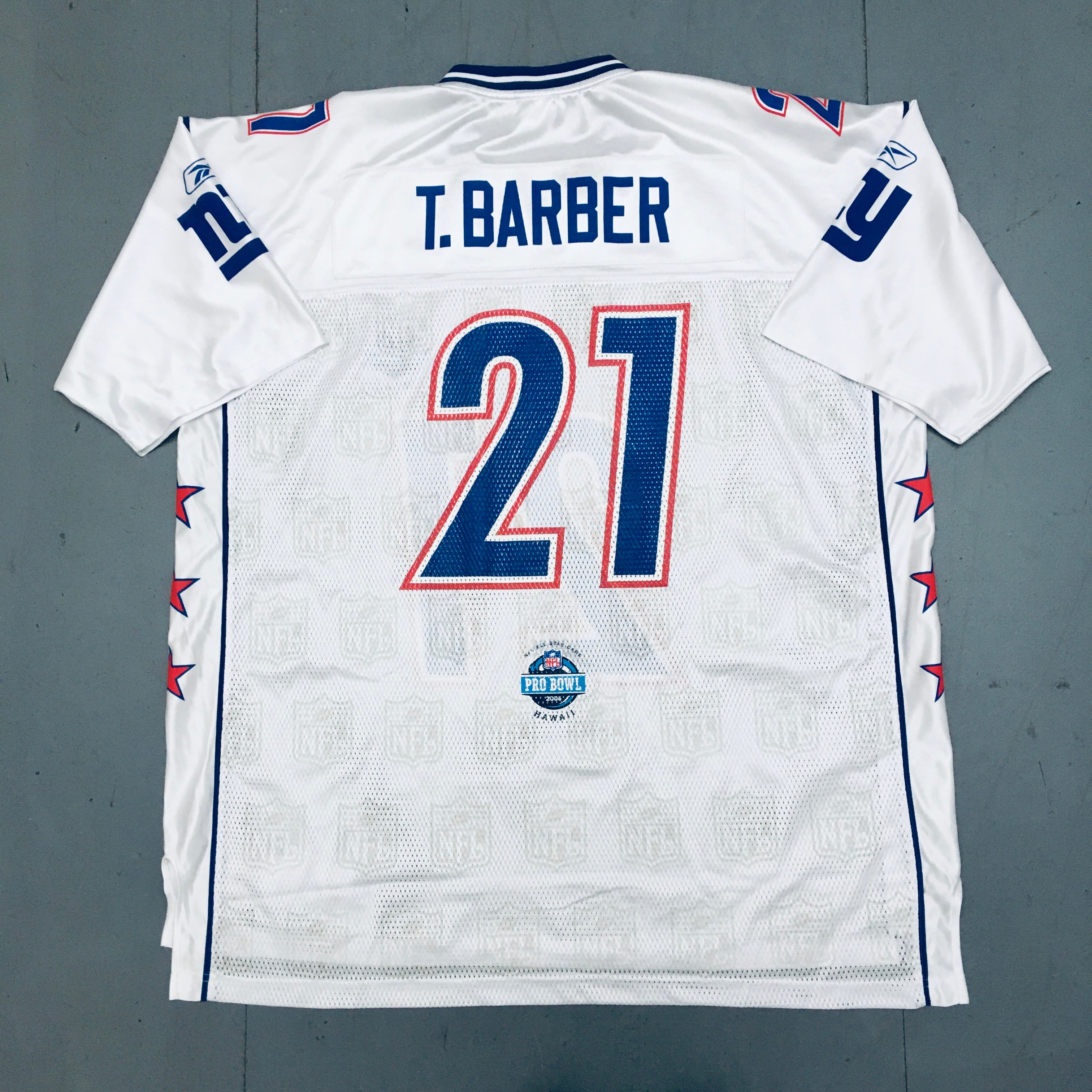 New York Giants Tiki Barber 2006 Pro Bowl Jersey - XXL Size NFL Football Fan Gear for Game Day & Sports Memorabilia Collectors