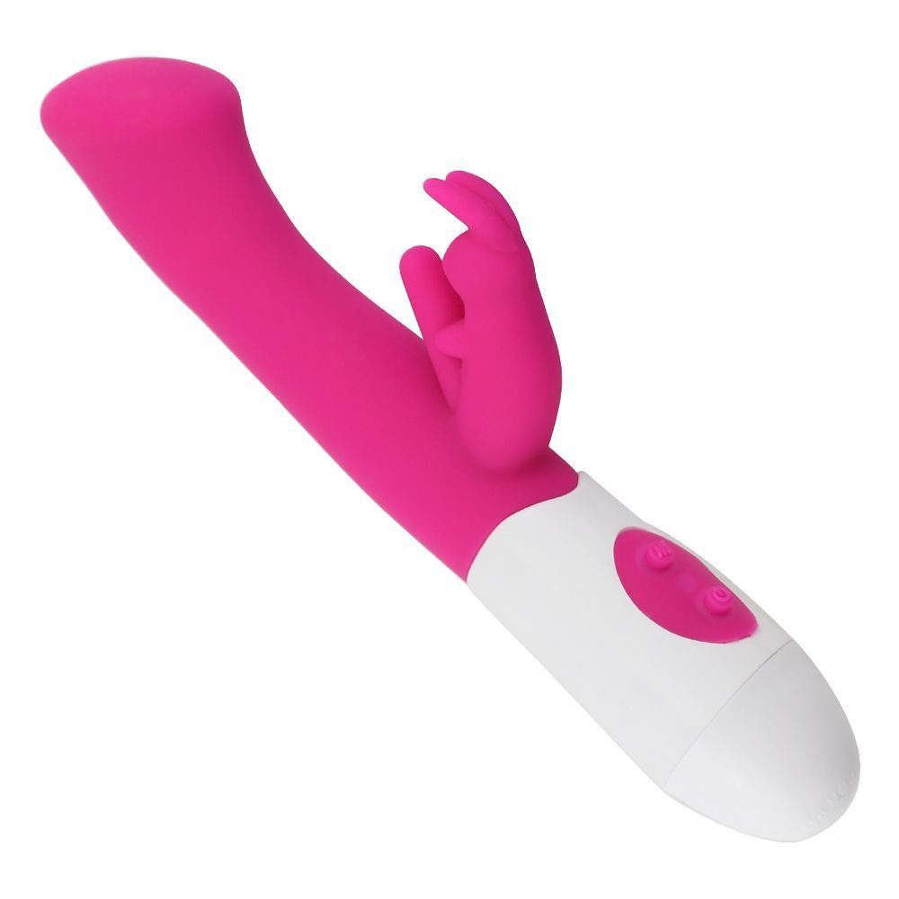Rechargeable Rabbit Vibrator for Women - 10 Powerful Vibrations Dual Motor Clitoral & G-Spot Stimulator - Silent Waterproof Rose Sex Toy for Couples Play, Solo Pleasure & Sensual Massage