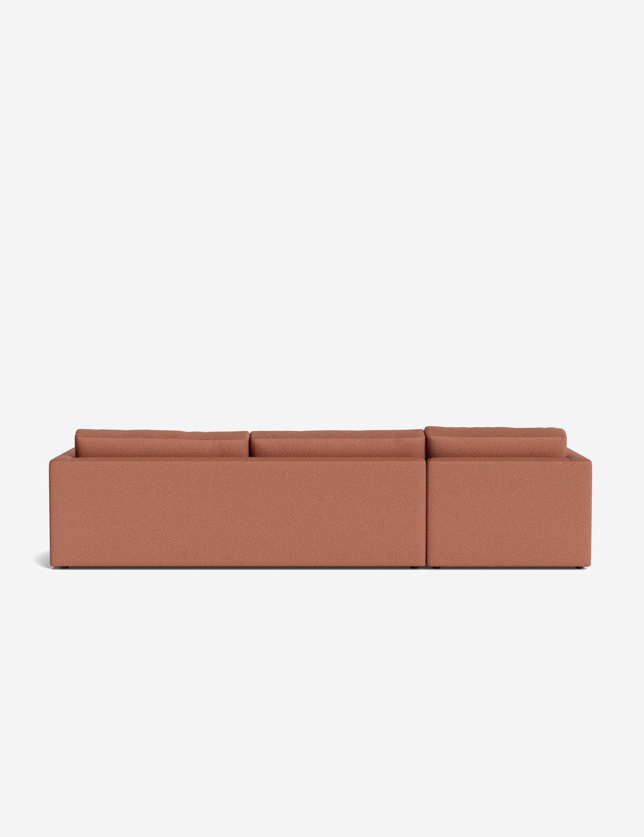 Durham Chaise Sectional Sofa - Modern L-Shaped Couch with Chaise Lounge | Comfortable Fabric Upholstery for Living Room, Family Room & Home Theater
