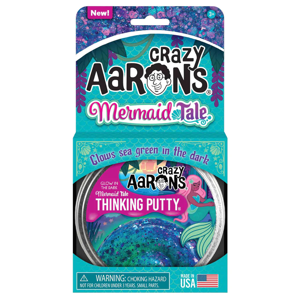 Crazy Aaron's Thinking Putty - Mermaid Tale Color Changing Sensory Putty for Stress Relief, Fidget Toys for Adults & Kids | Perfect for Office, Classroom, Travel & Anxiety Relief