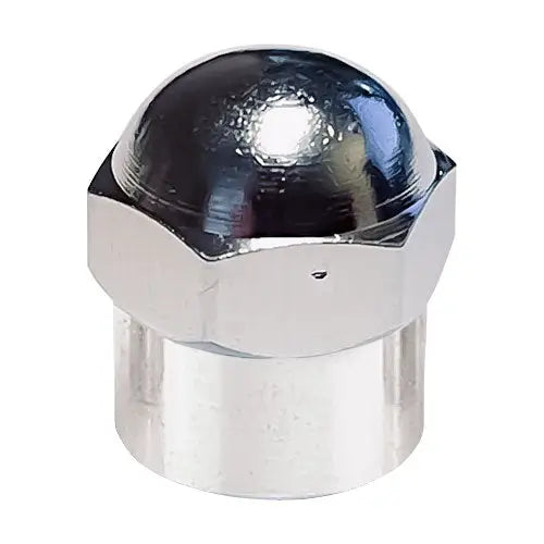 Premium AA Chrome Hexagon Tire Valve Caps (100-Pack) - Durable & Stylish Accessories for Cars, Trucks, Motorcycles - Perfect for Customization & Protection