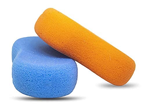 Ekan Set of 2 Soft Body Wash Sponges - Exfoliating Shower Loofah & Face Puff for Women & Girls - Gentle Skin Cleansing & Massage - 15g Pack | Perfect for Spa, Bath & Daily Skincare Routine