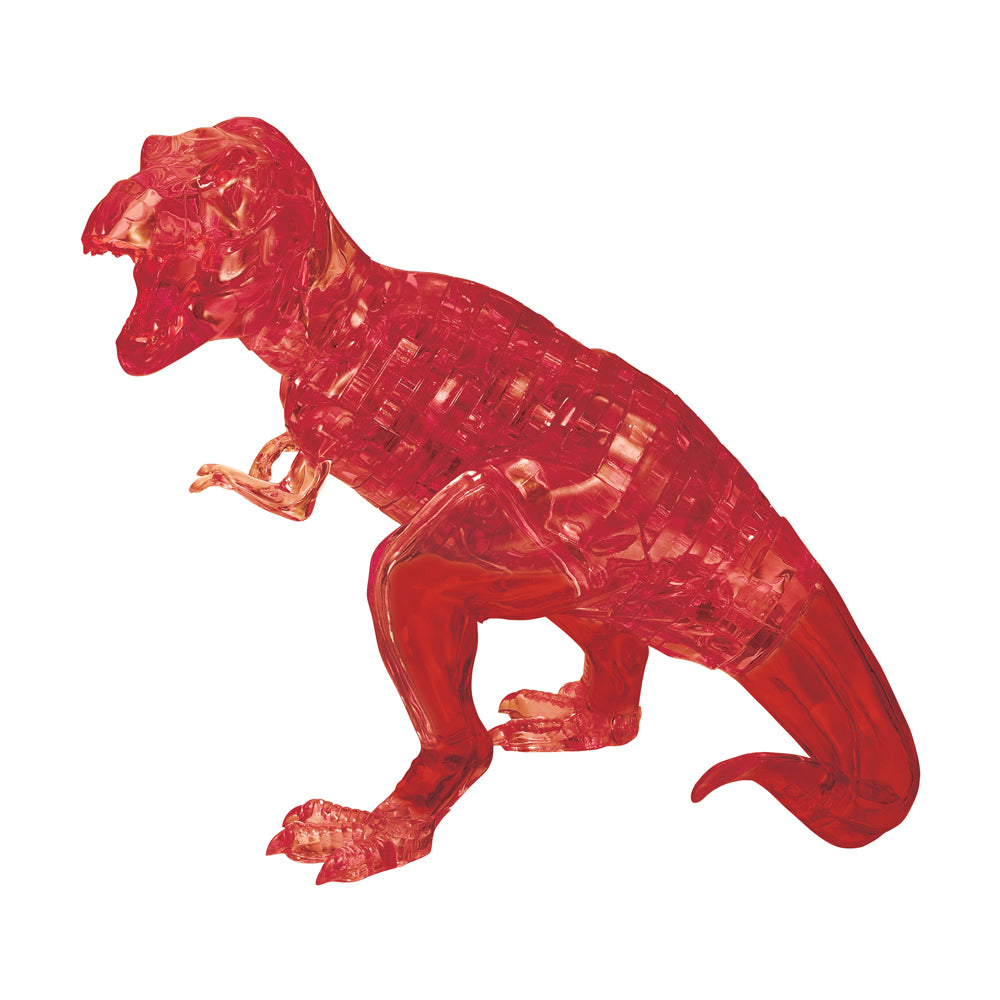 3D Crystal T-Rex Puzzle - 49 Piece Red Dinosaur Jigsaw for Adults & Teens - Fun Brain Teaser & Home Decor for Dino Lovers