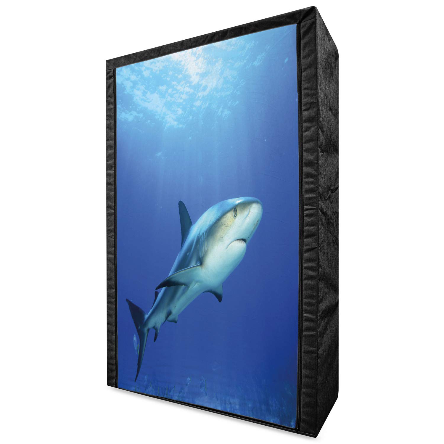 Ambesonne Shark Portable Fabric Wardrobe - 42.5