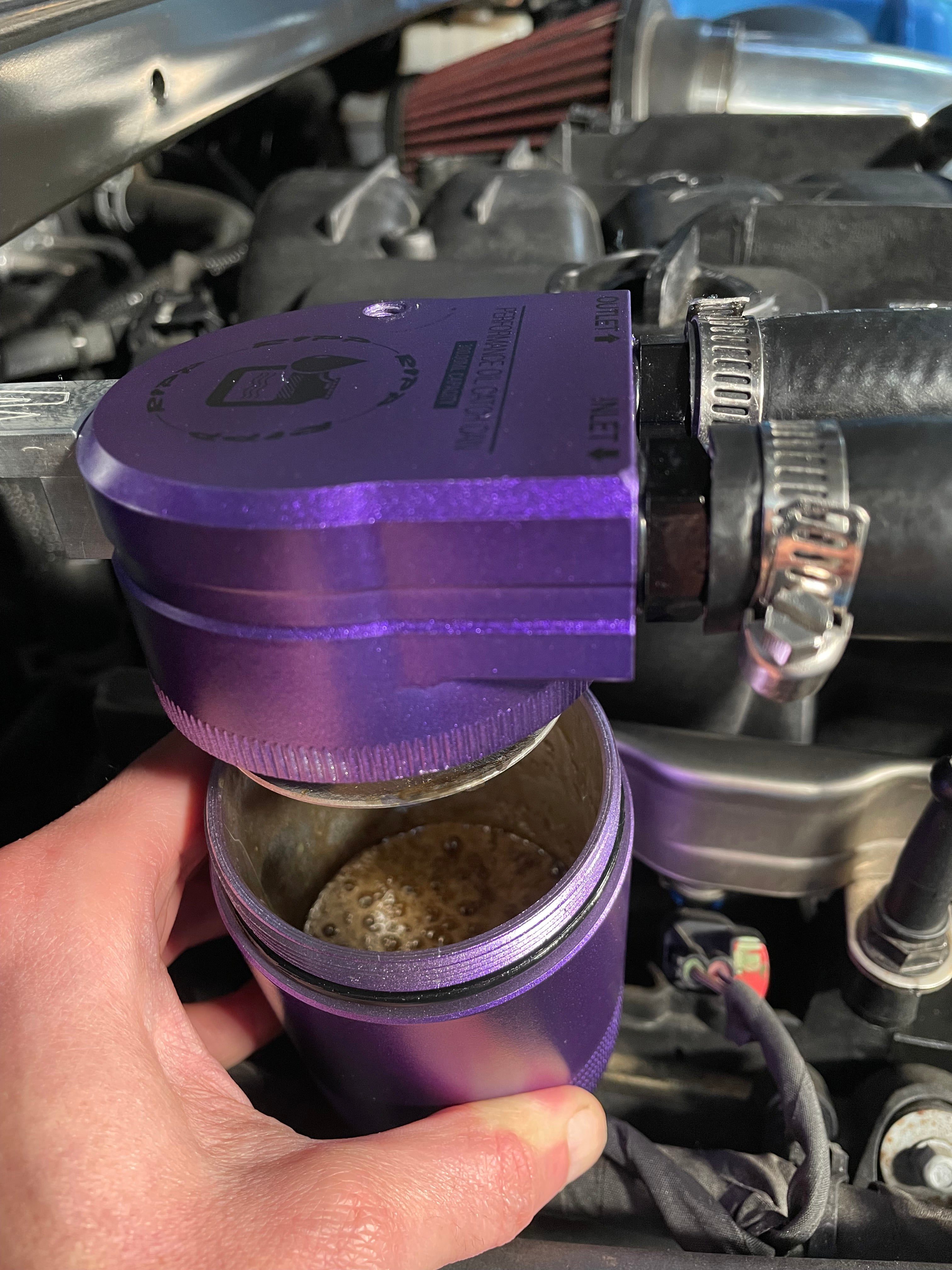 2015-2022 Dodge Charger & Challenger 5.7L Oil Catch Can - PCV Breather System Upgrade for Improved Engine Performance (Street Racing & Daily Driving)