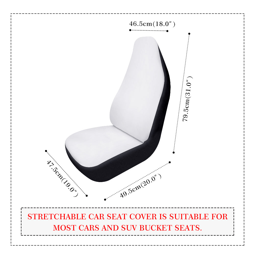 Premium Green Skull Design Car Seat Covers - Universal Fit for Most Vehicles - Durable & Stylish Front Seat Protection for Cars, Trucks & SUVs - Perfect for Halloween, Car Enthusiasts & Unique Interior Decor
