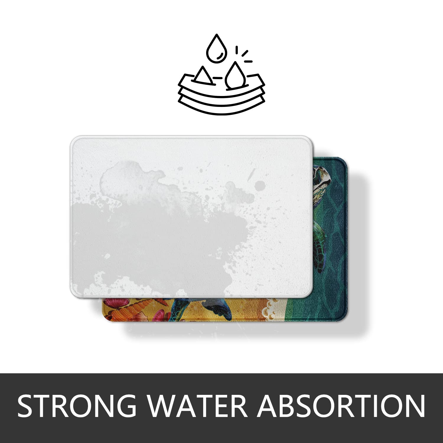 Eco-Friendly Green Garbage Truck Bath Rugs - 20