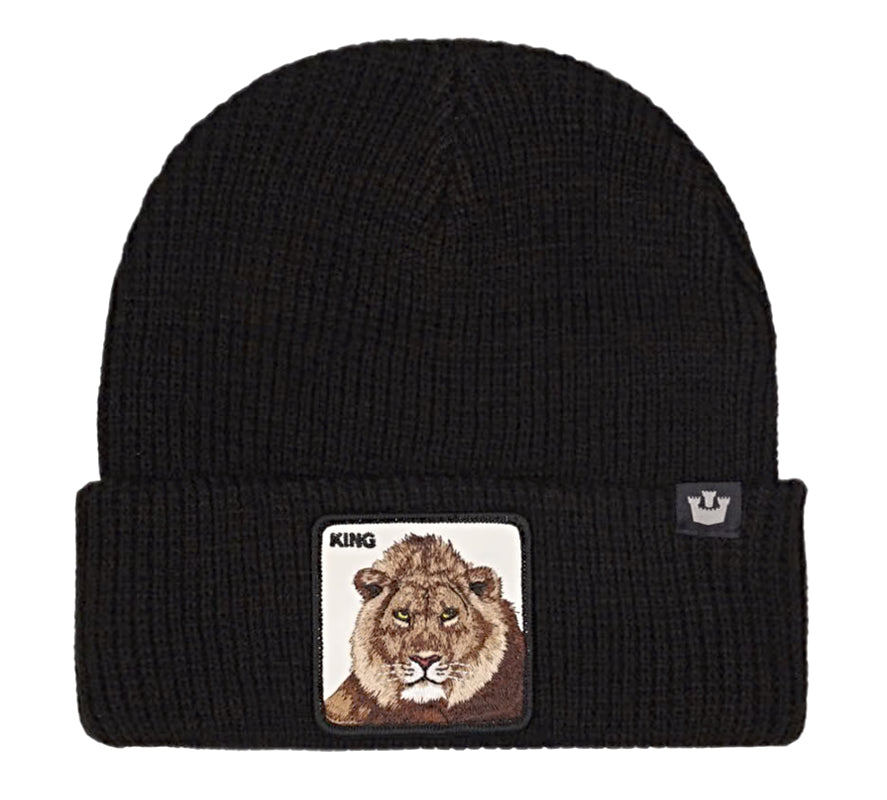Goorin 'Light Touches' Black Acrylic Knitted Beanie for Men & Women - Warm Winter Hat for Outdoor Activities, Skiing, and Casual Fashion