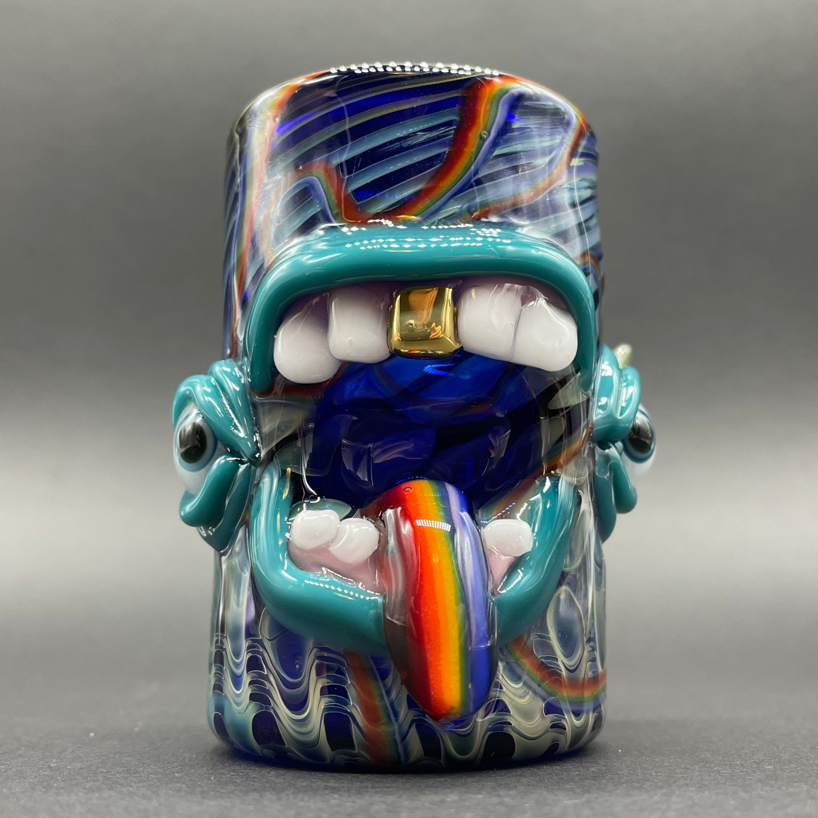 Vibrant Rainbow Tongue Shot Glass - Fun & Colorful Party Drinking Cups for Halloween, Birthday & Themed Events