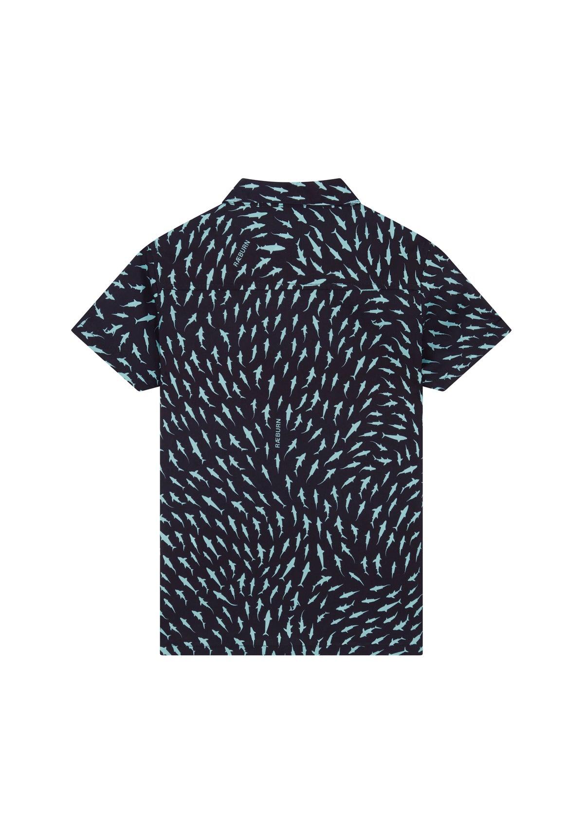 RÆBURN Kids Sharks Graphic Charcoal T-Shirt - Stylish & Comfortable Shark Print Tee for Boys and Girls - Perfect for School, Playdates & Outdoor Adventures