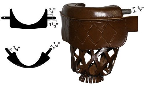 Premium Leather Pool Table Pockets Diamond Shield (Set of 6) - Durable Brown Replacement Pockets for Billiard Tables - Perfect for Home Game Rooms, Bars & Professional Pool Halls