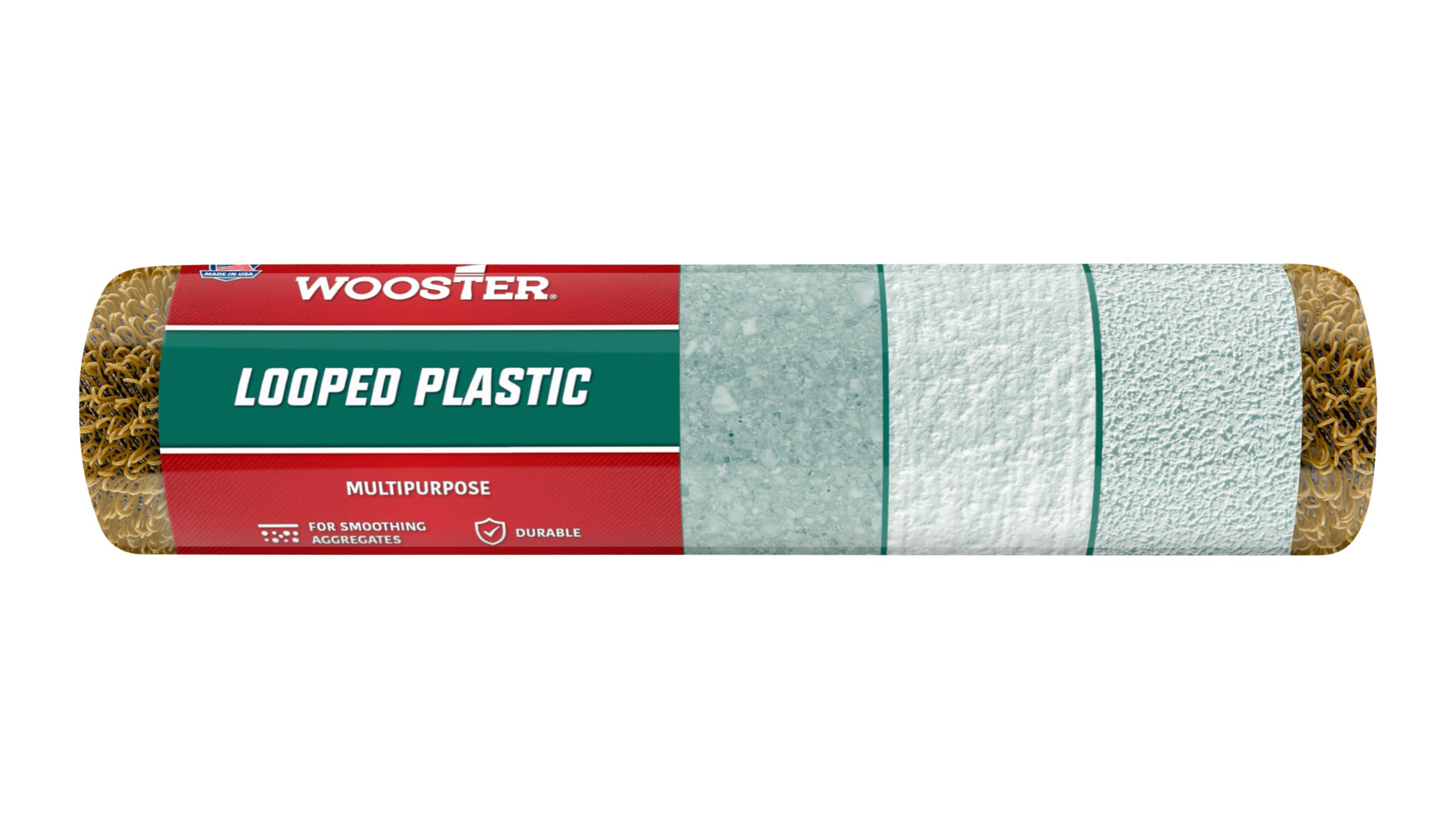 Wooster Brush R233-9 9-Inch Texture Maker Roller Cover - Tan Paint Roller for Textured Walls & Ceilings - Perfect for DIY Home Renovation & Professional Painting Projects