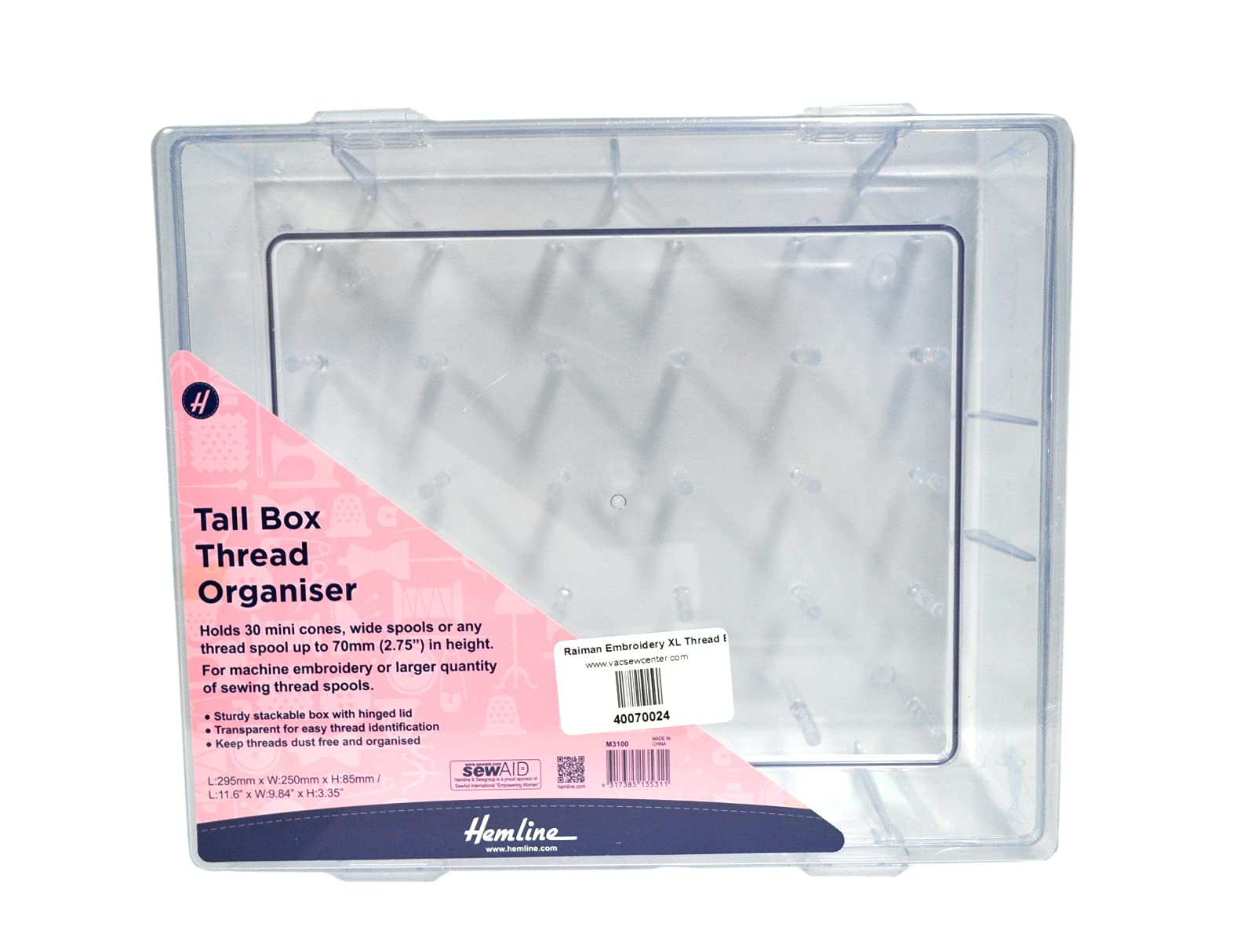 Raiman Embroidery Thread Set - 120 Colors XL Thread Box for Hand & Machine Sewing, Cross Stitch, Quilting - Perfect for DIY Crafts, Costume Making & Fabric Repair