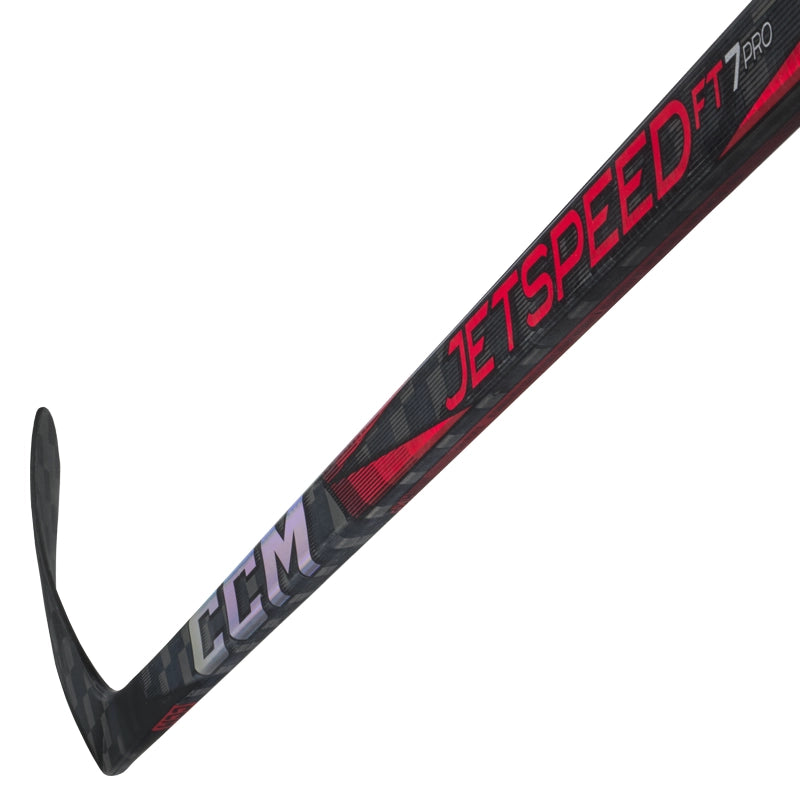 CCM JetSpeed FT7 Pro Senior One Piece Hockey Stick - Lightweight Carbon Fiber Design for Enhanced Speed & Accuracy - Perfect for Competitive Play & Training