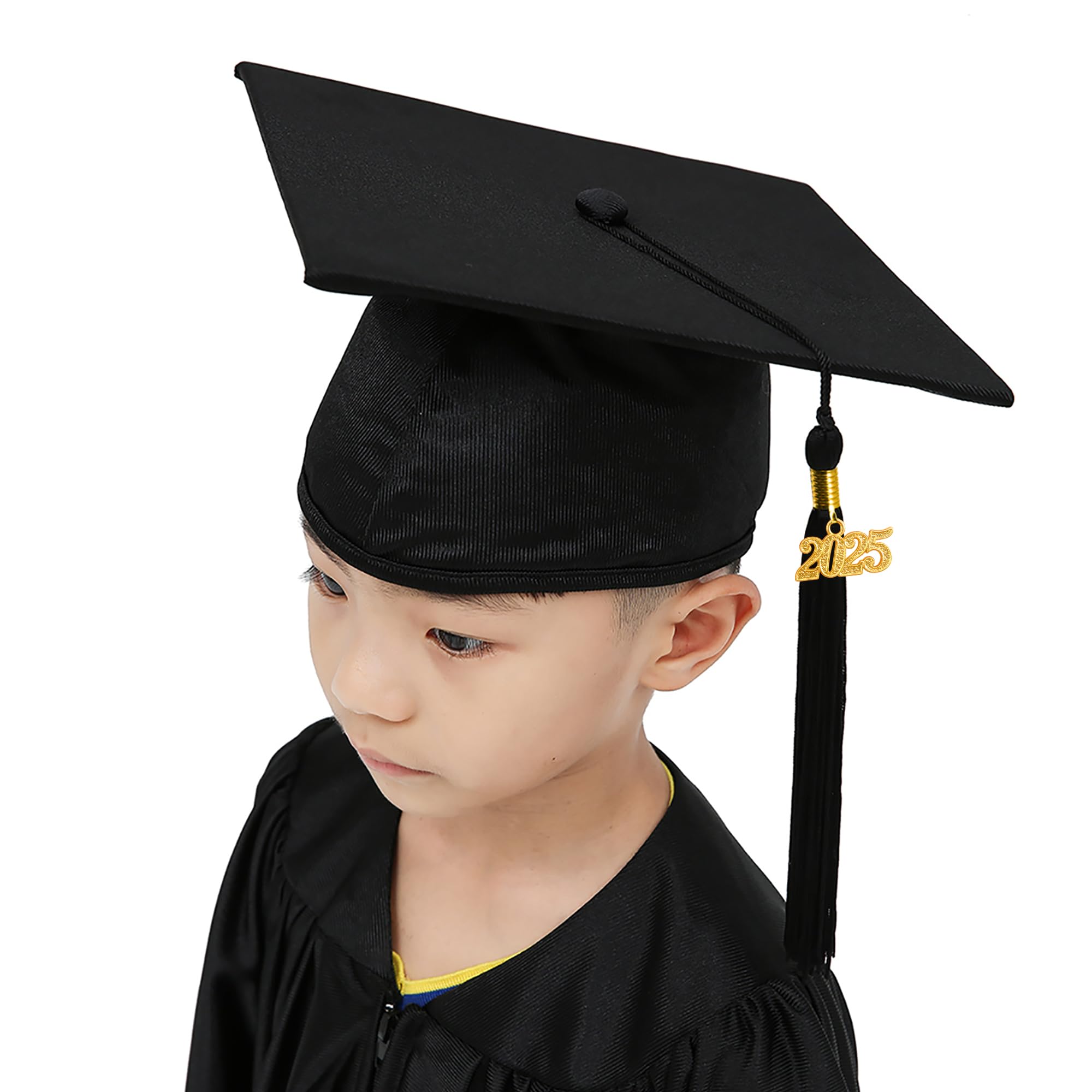 2025 Shiny Kindergarten & Preschool Graduation Cap with Tassel - Perfect for Graduation Ceremonies, Photo Shoots & Keepsakes