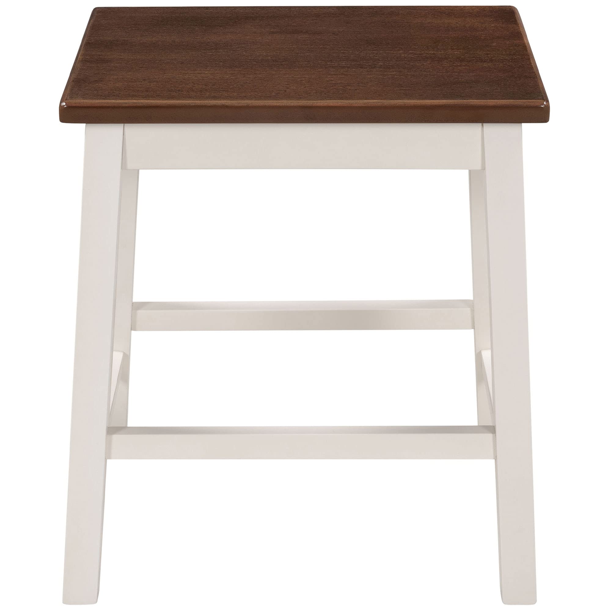 LZ LEISURE ZONE 5-Piece Rustic Wood Dining Table Set with 4 Stools - Compact Kitchen Table for Small Spaces | Perfect for Apartments, Breakfast Nooks & Cozy Dining Areas