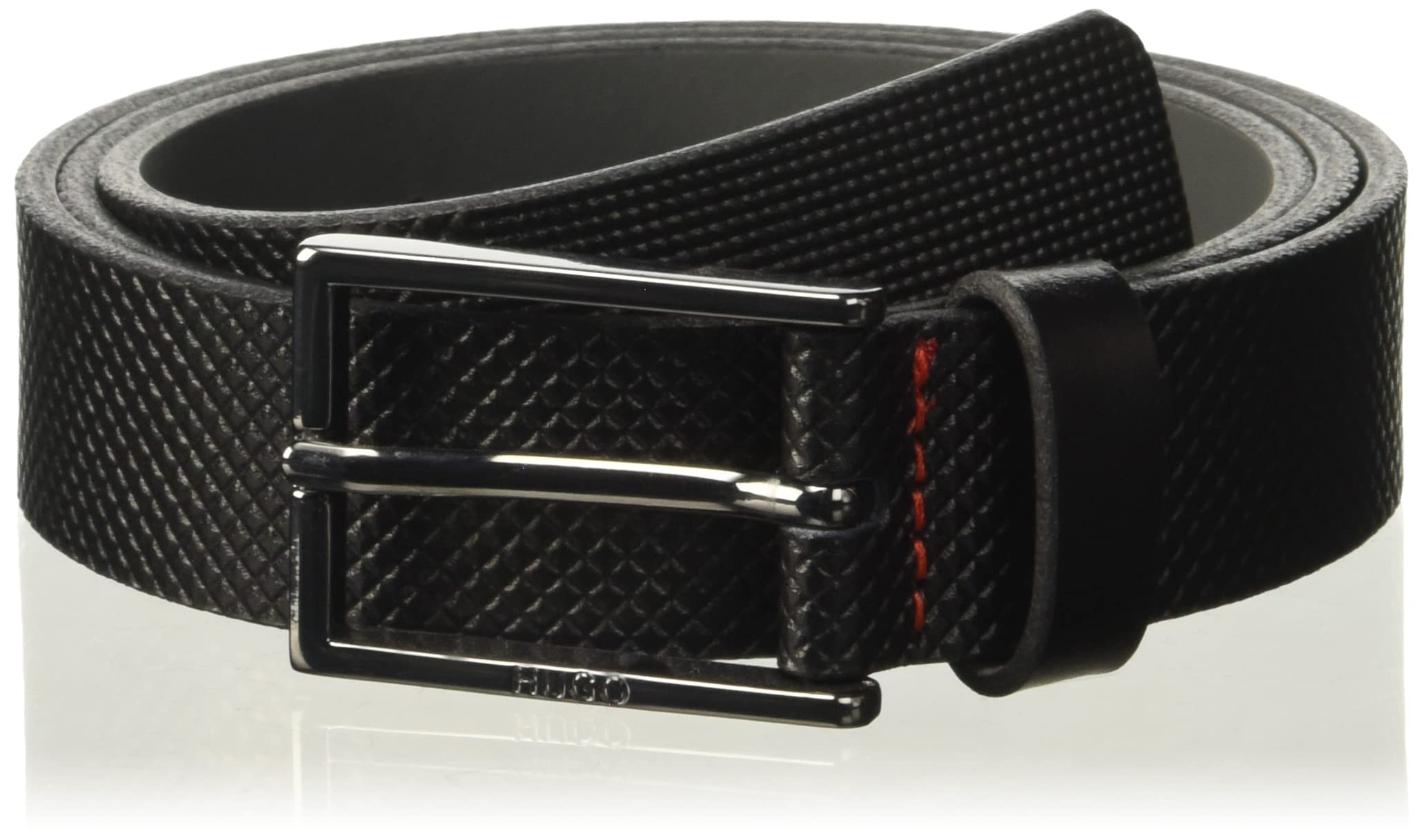 Hugo Boss Men's Genuine Leather Dress Belt - Stylish & Durable Formal Accessory for Business, Office & Special Occasions