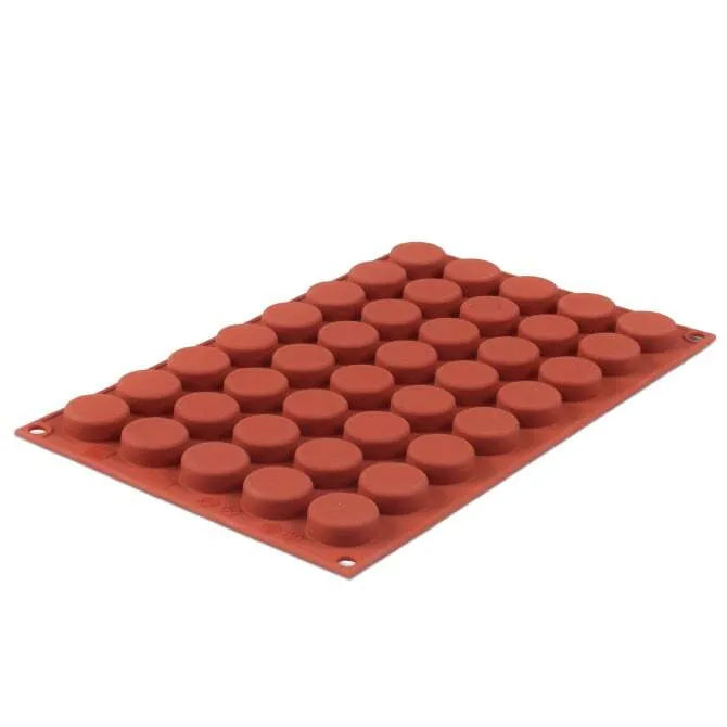 40-Cavity Round Pastille Silicone Mold for Candy, Chocolate & Soap Making - Perfect for DIY Desserts, Baking & Handmade Crafts