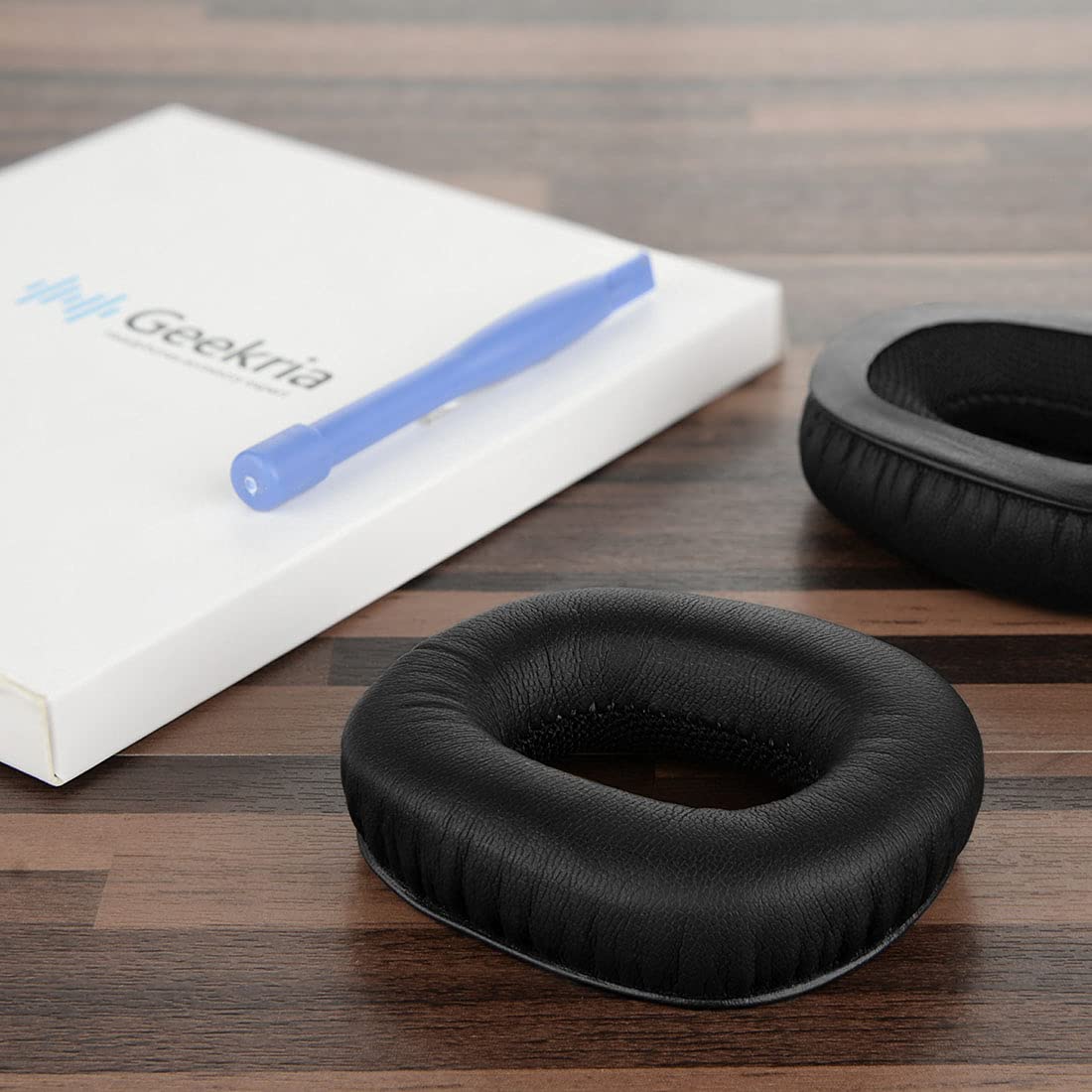 Geekria QuickFit Replacement Ear Pads for Logitech UE4000 Headphones - Premium Memory Foam Ear Cushions, Noise Isolating Earpads, Comfortable Headset Ear Cups Cover Repair Parts (Black) - Perfect for Gaming, Music & Office Use