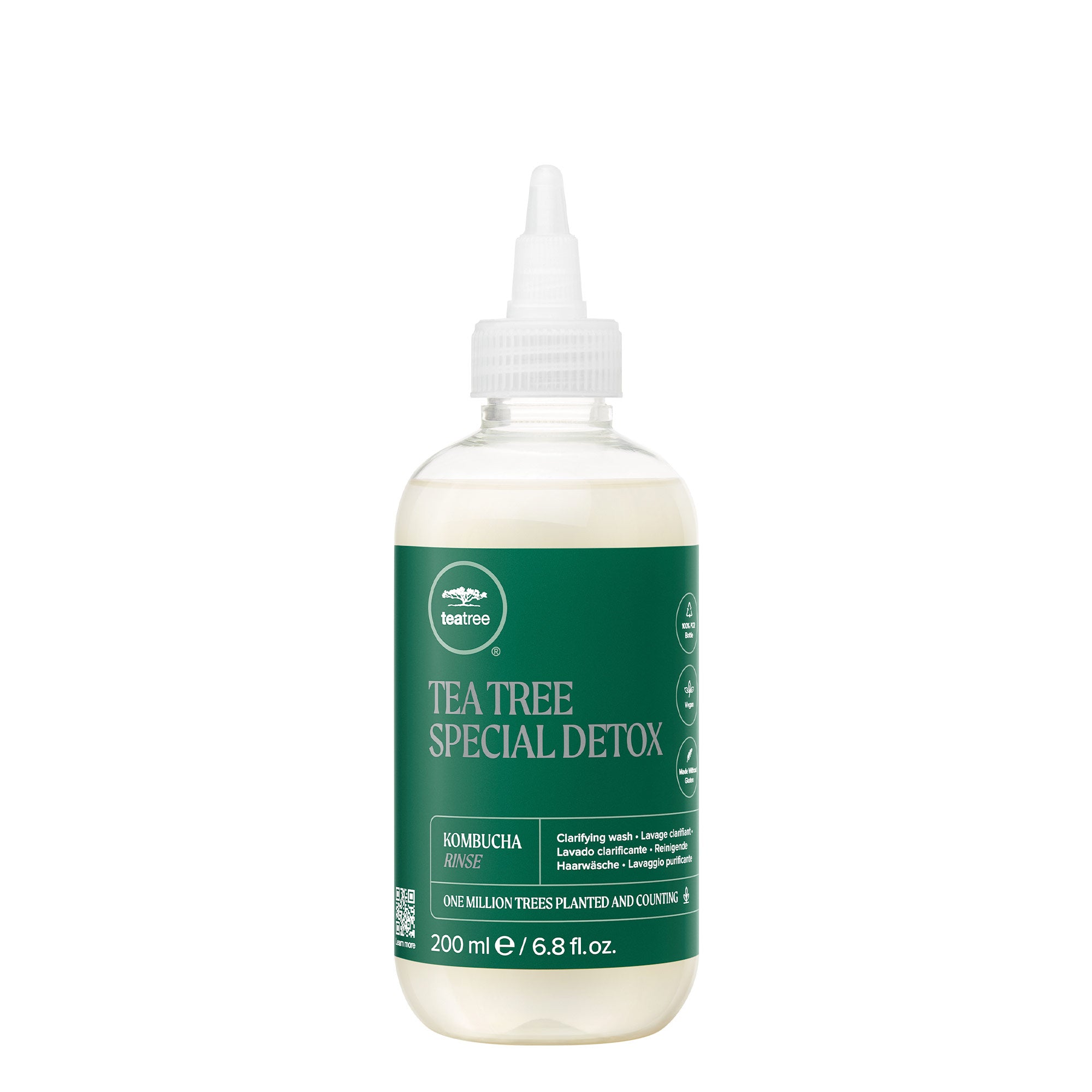 Organic Tea Tree Oil Detoxifying Kombucha Hair Rinse - Soothes Scalp, Reduces Dandruff & Promotes Hair Growth | Perfect for Daily Use, Post-Workout Refresh & Spa Day at Home