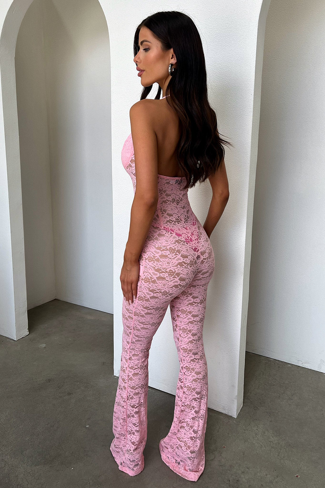 Alfonzo Women's Jumpsuit in Baby Pink | Trendy One-Piece Romper for Casual Outings & Summer Vacations
