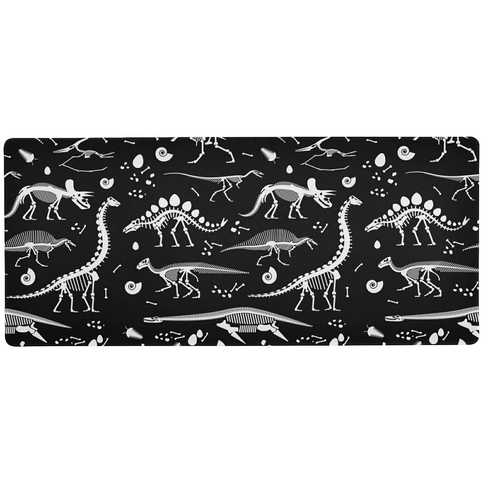 Dinosaurs Gaming Mouse Pad - Extra Large Non-Slip Desk Mat for Computer & Laptop (35.4x15.7 Inches) - Perfect for Office, Gaming & Home Workspace