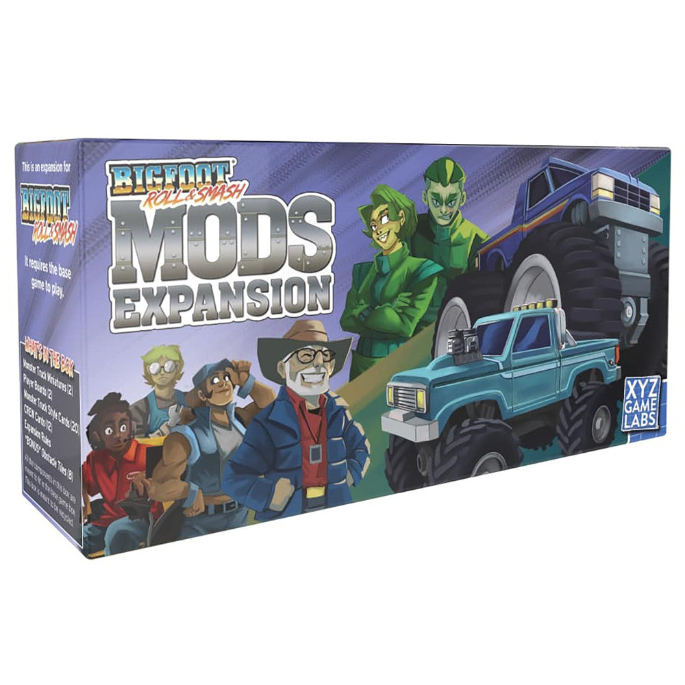 BIGFOOT Roll & Smash MODS Expansion Pack - Monster Truck Racing Game Upgrade for Kids & Adults - Perfect for Birthday Gifts & Family Game Nights