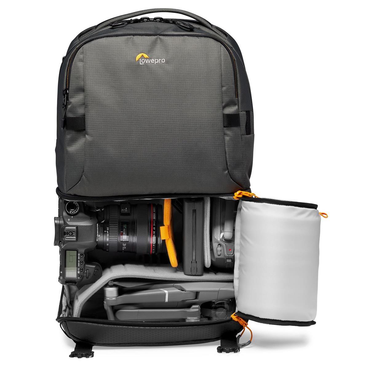 Lowepro Fastpack BP 250 AW III Camera Backpack (Gray) - Waterproof DSLR/SLR Bag for Travel & Outdoor Photography