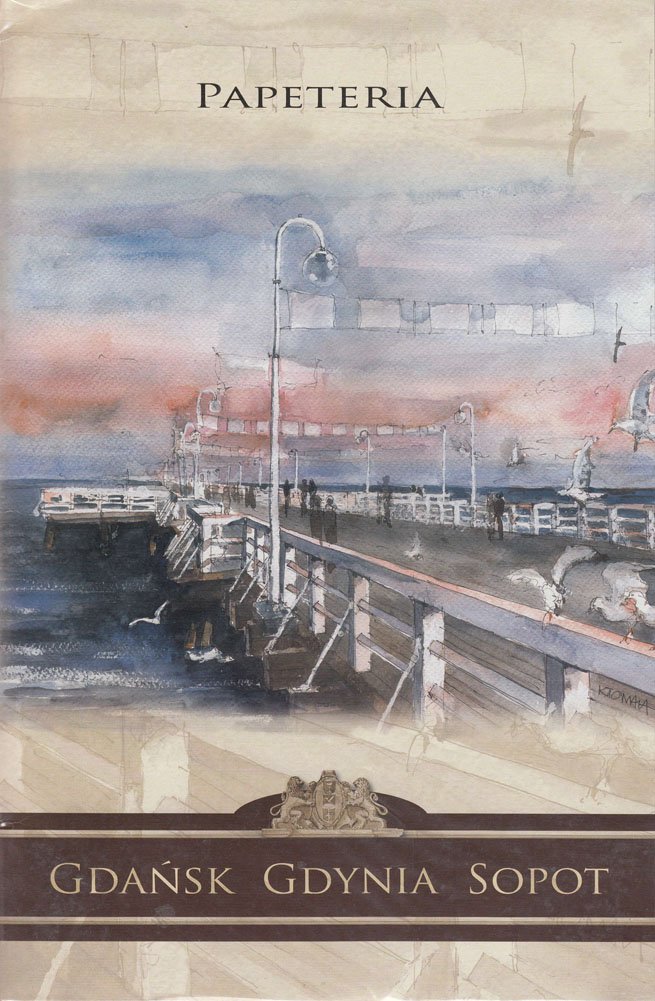 Gdansk Watercolor Stationary Set - 8 Sheets & Envelopes for Wedding Invitations & Special Events
