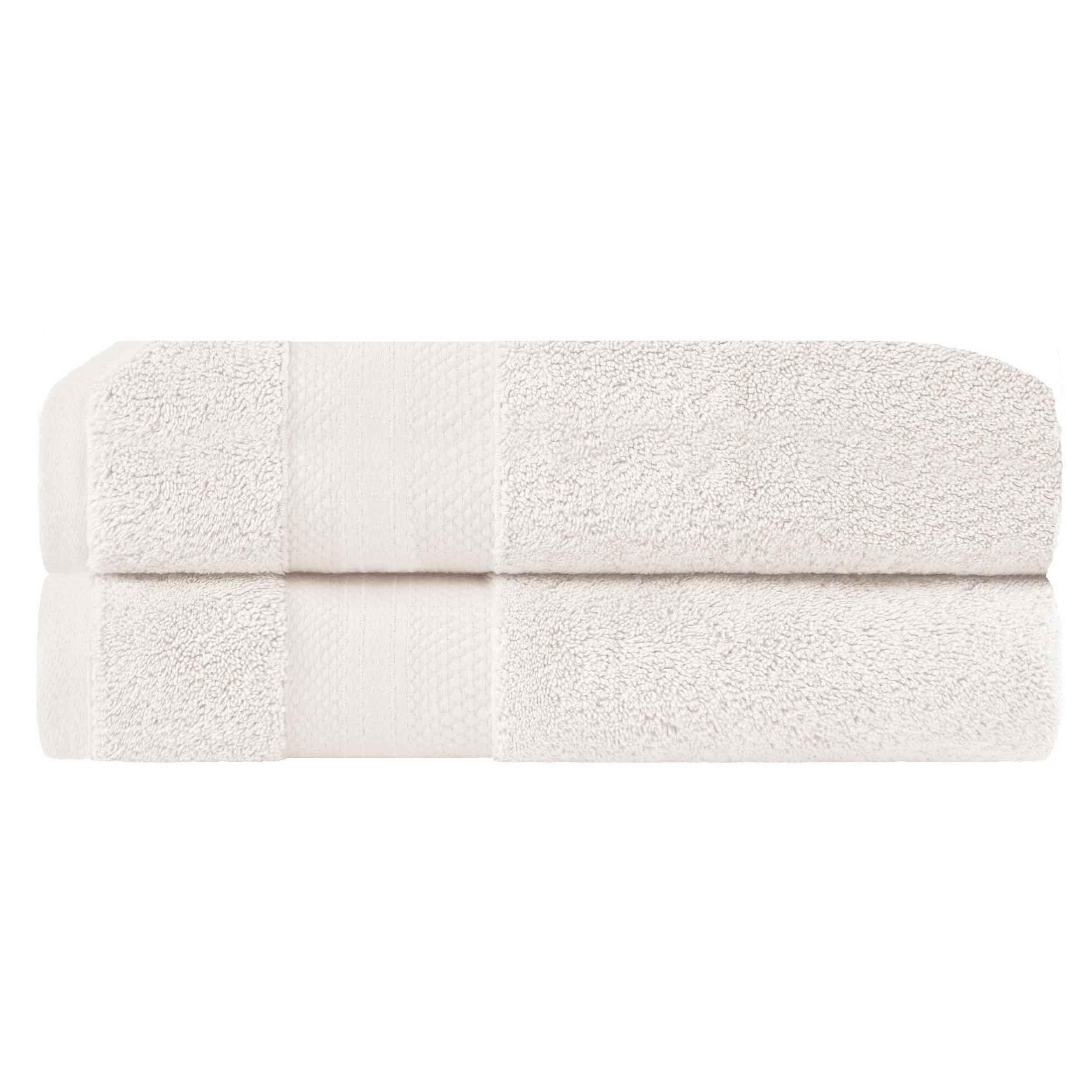 Premium Turkish Cotton Bath Towel Set - Ultra Soft & Absorbent 2-Piece Bath Sheets for Spa, Gym & Luxury Bathroom Use