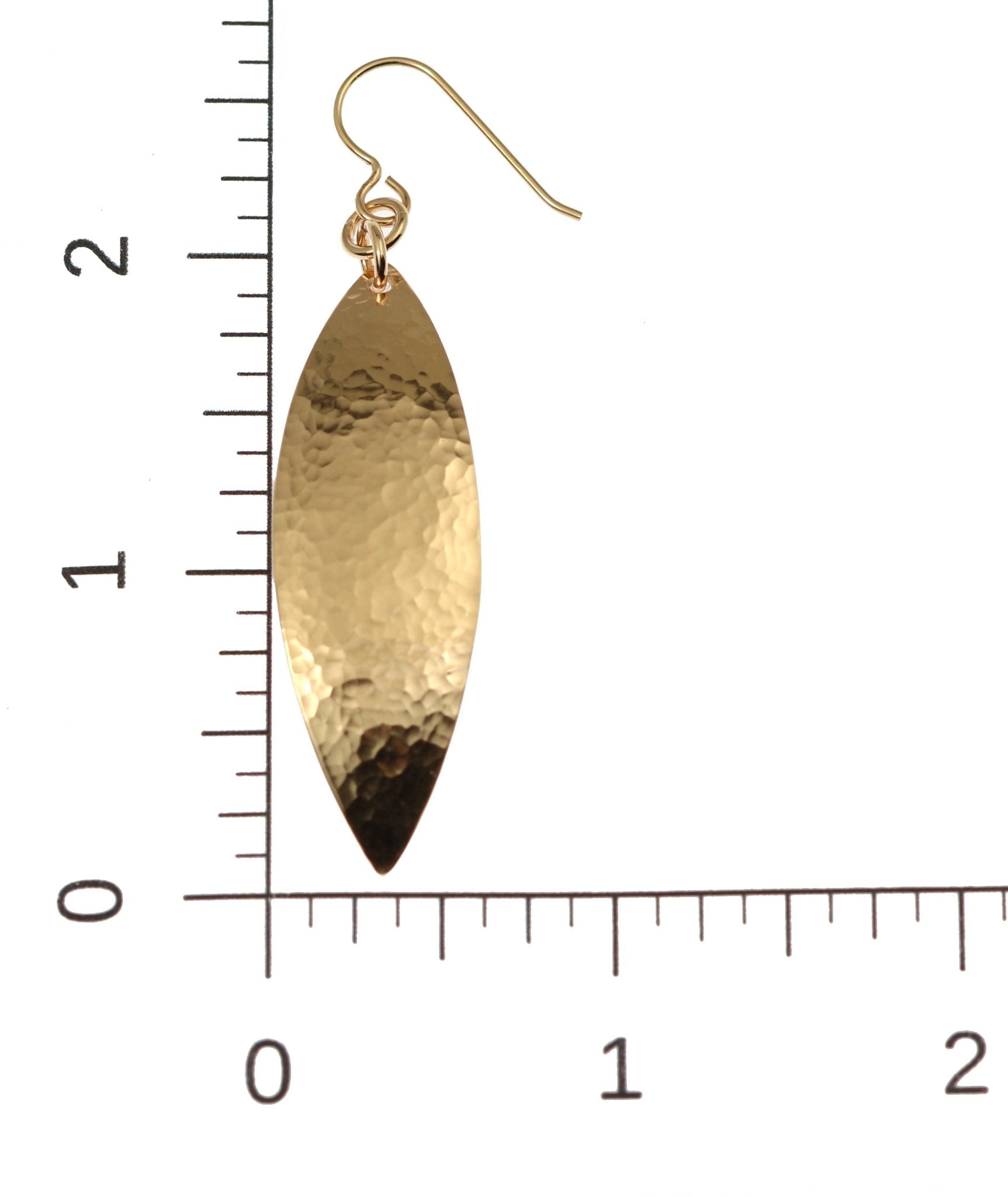 Handmade Hammered Bronze Leaf Earrings for Women - Boho Nature-Inspired Jewelry - Perfect for Weddings, Parties & Everyday Wear