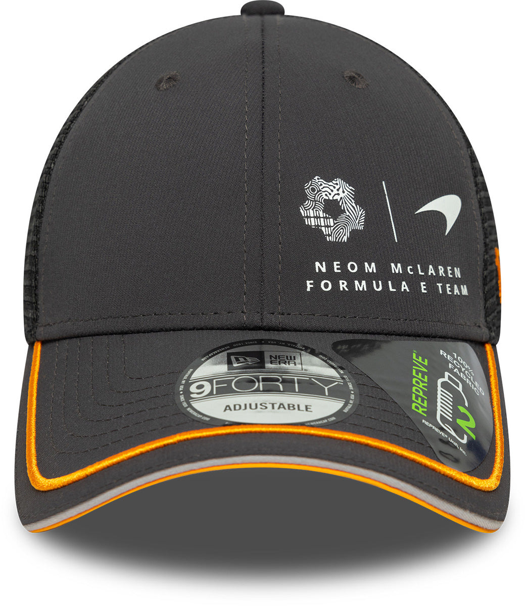 NEOM McLaren Formula E Racing Team Official 9Forty Adjustable Cap - Stylish Performance Hat for Motorsport Fans & Racing Enthusiasts | Perfect for Grand Prix Events, Track Days & Streetwear Fashion