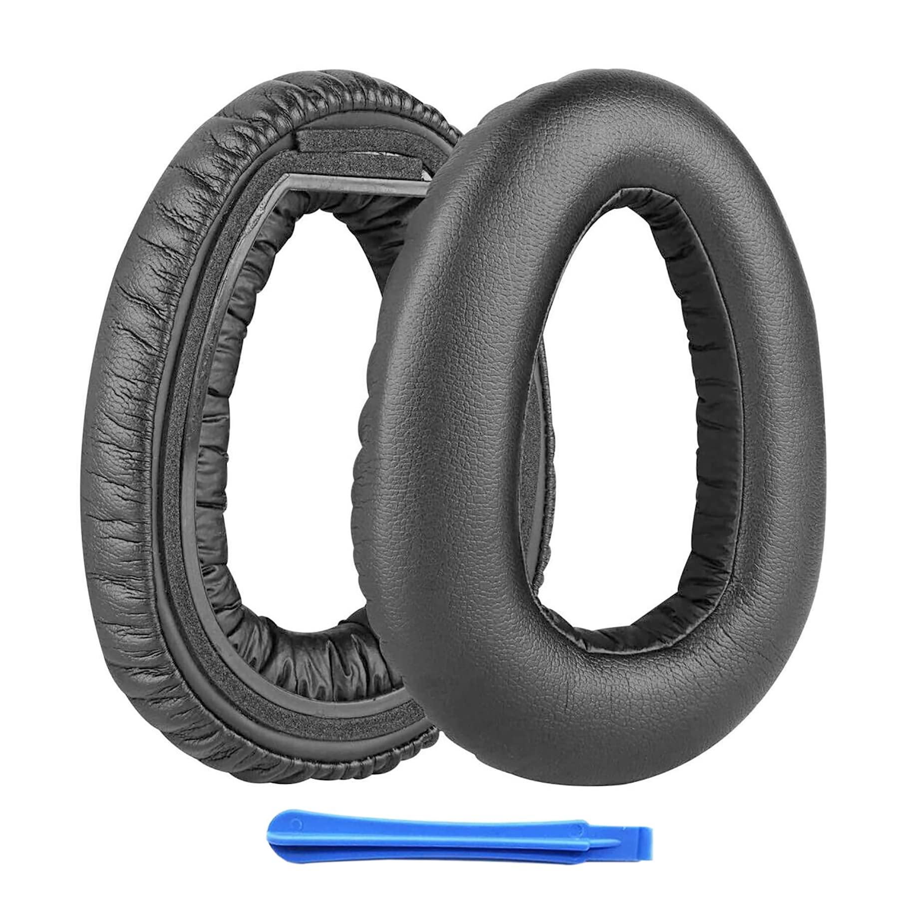Premium Replacement Ear Pads for Sennheiser PXC 550, PXC 550-II, MB 660 & PXC480 Headphones - Soft Leather Earpad Cushions - Comfortable Noise Isolation for Travel, Office & Gaming (Black)
