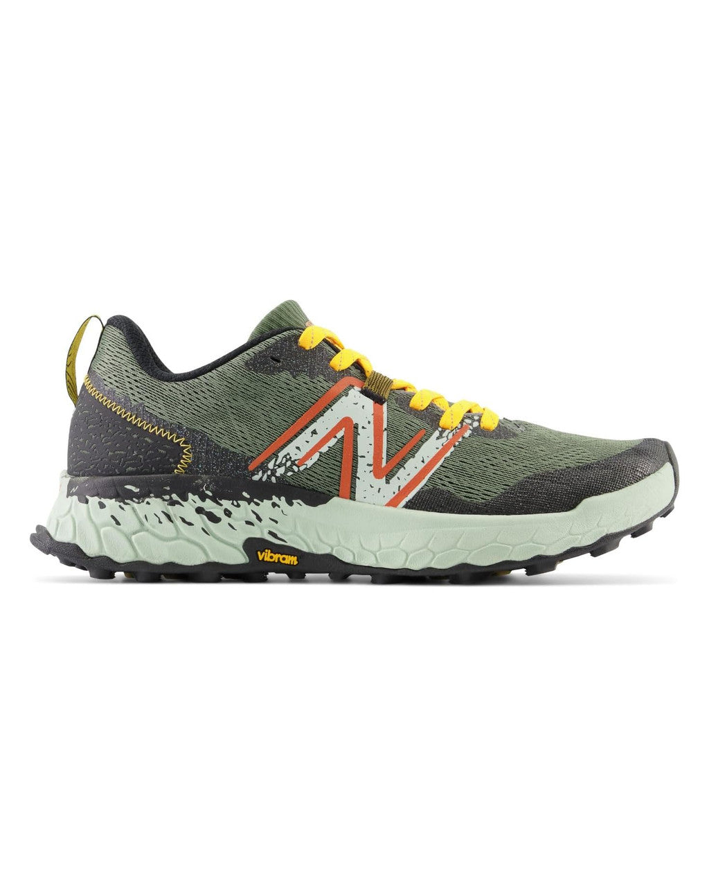 New Balance Fresh Foam X Hierro V7 Trail Running Shoes for Men - Deep Olive Green/Black - Size 11.5 D Medium - Lightweight & Durable for Hiking, Outdoor Adventures & Daily Wear