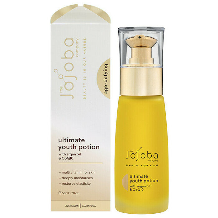 The Jojoba Company – Ultimate Jojoba Youth Potion 50ml | Organic Anti-Aging Face Serum | Hydrating & Nourishing Skincare for Women | Perfect for Daily Use & Night Routine