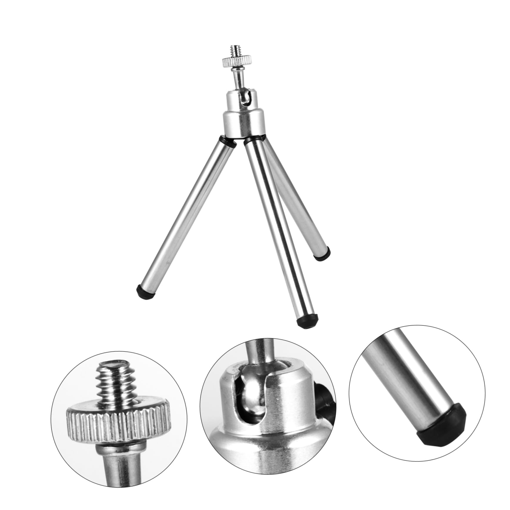 CIYODO 26cm Mini Fishing Light Stand - Extendable & Retractable Tripod Bracket for Night Fishing, Live Streaming, Projector Use | Portable, Sturdy Outdoor Gear for Camping, Hiking & Nighttime Activities