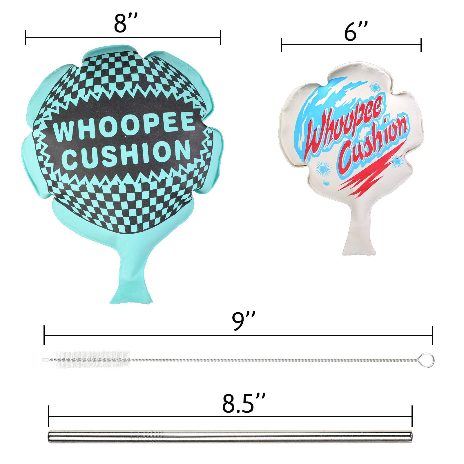 POPLAY 3-Pack Whoopee Cushions - Hilarious Fart Prank Gifts for Kids & Adults - Perfect for Birthday Parties, Prank Jokes, and Family Gatherings