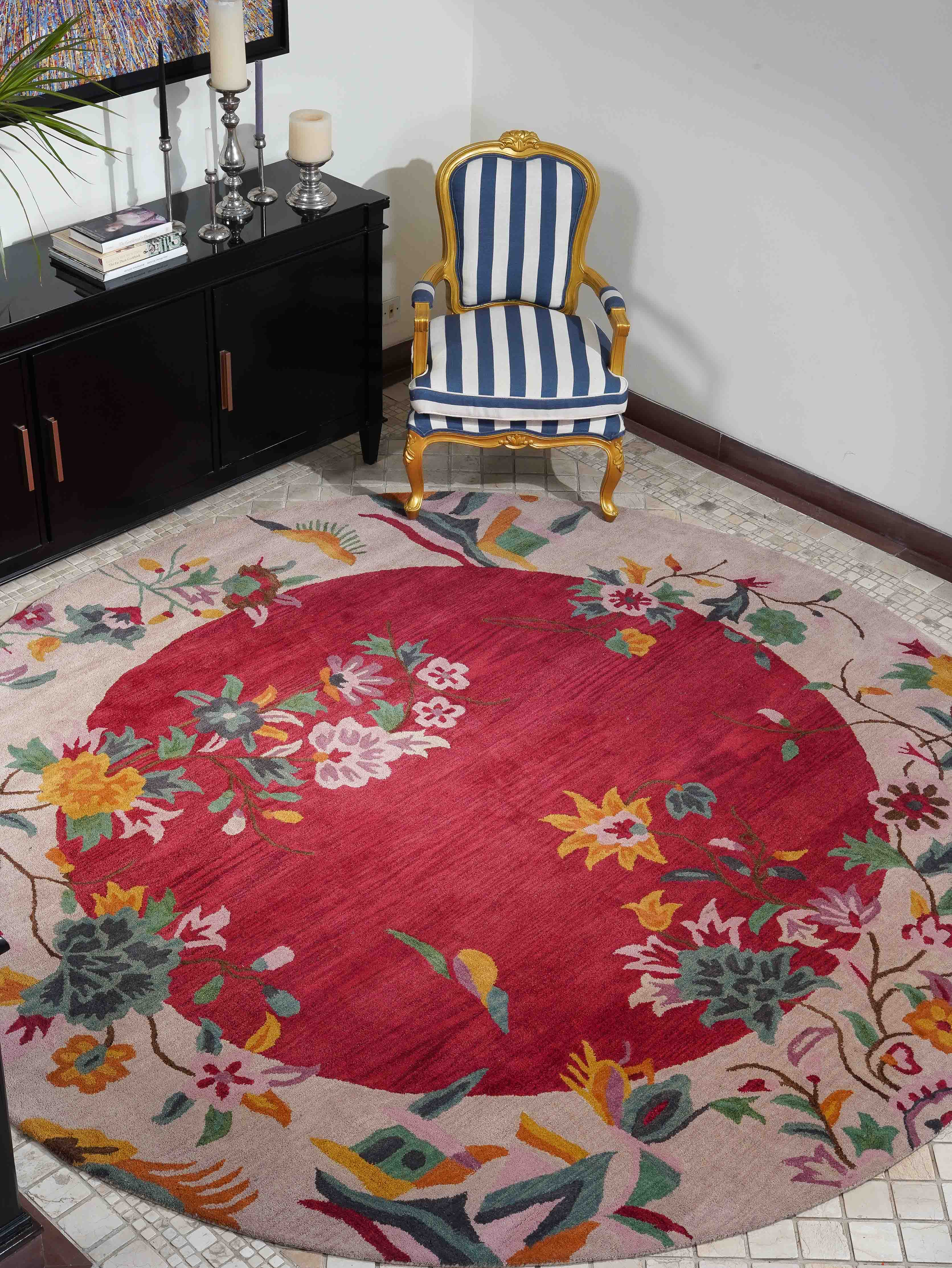 Arbutus Hand Tufted Rug - Soft Modern Area Rug for Living Room, Bedroom & Nursery - Non-Slip Comfortable Home Decor