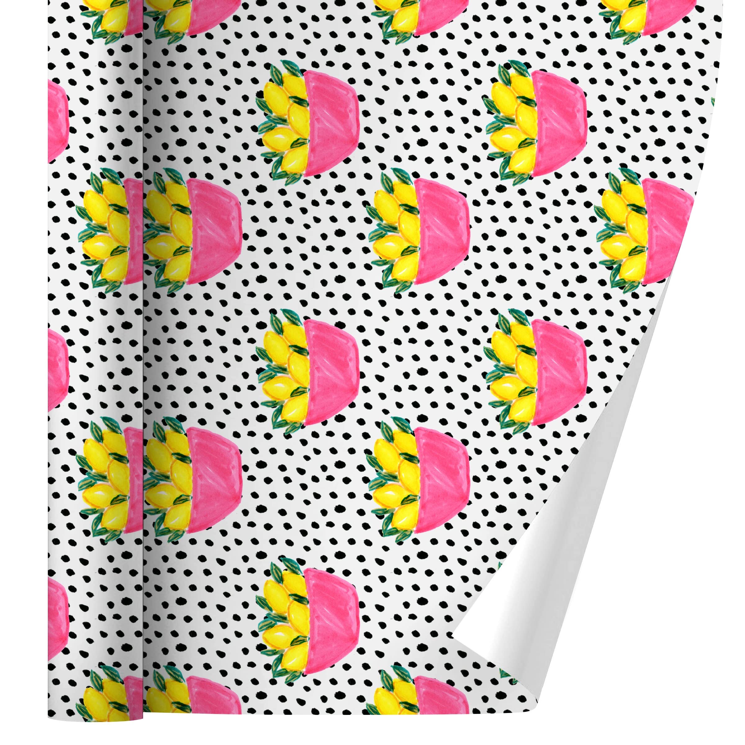 GRAPHICS & MORE Bowls of Lemons Gift Wrap Paper Roll - 18