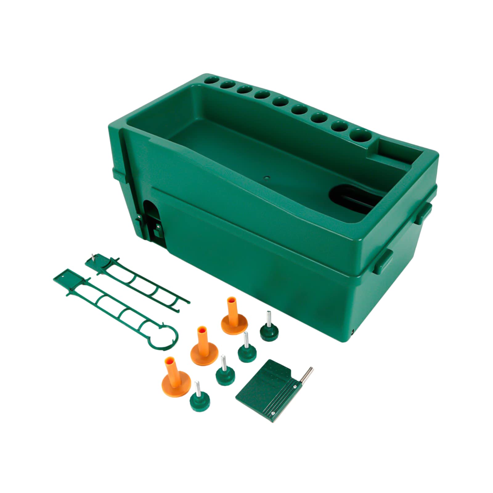 QIZHI Automatic Golf Ball Dispenser - No Power Needed, Golf Club Organizer & Storage Solution for Home, Driving Range, and Practice Green