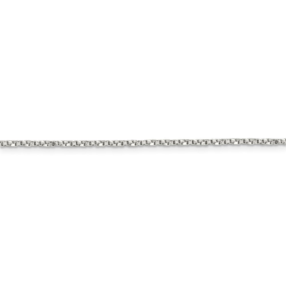 925 Sterling Silver 1.35mm Twisted Box Chain Necklace with Lobster Clasp - 18 Inch Dainty Jewelry for Women, Perfect for Layering, Gifts & Everyday Wear