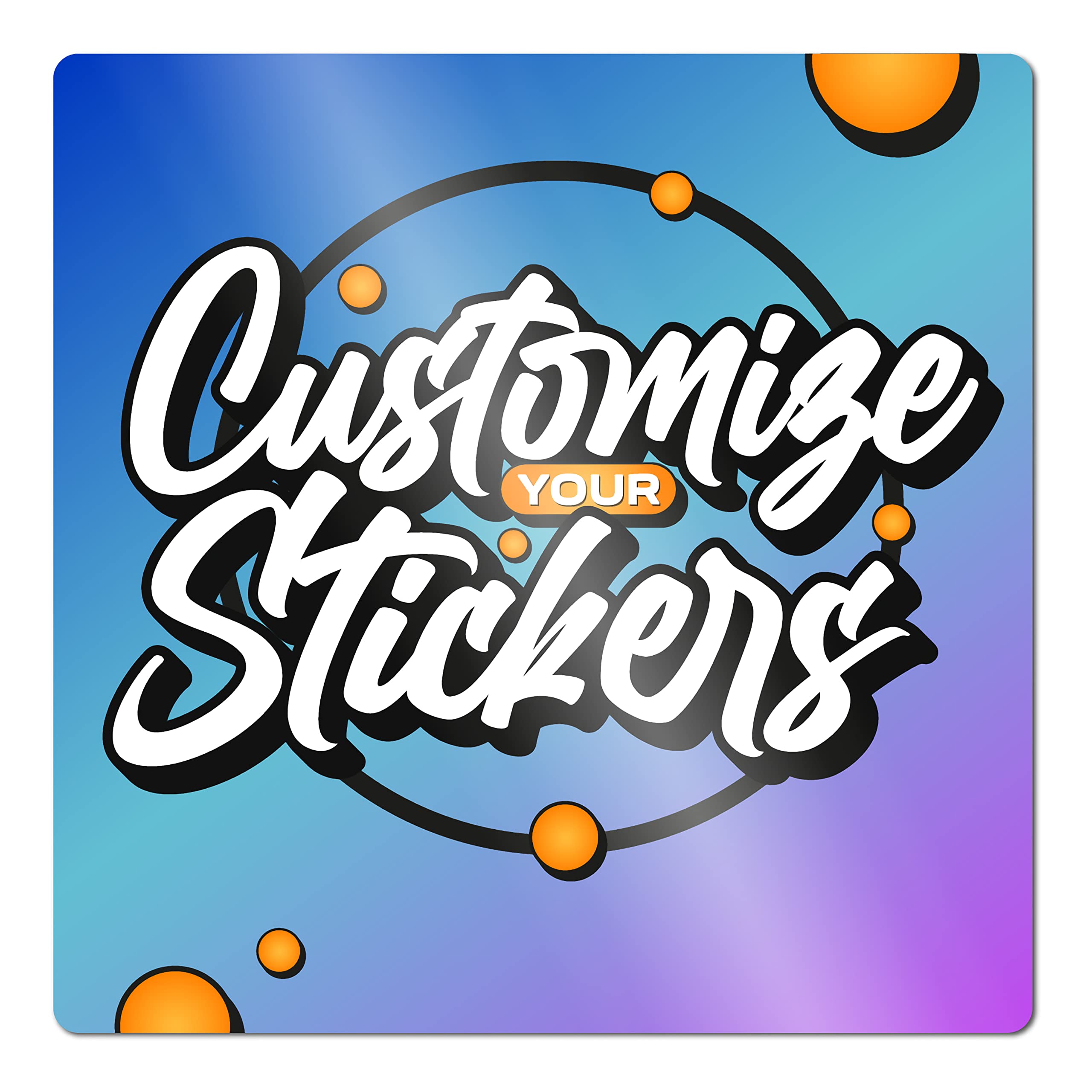 Custom Business Logo Stickers - Waterproof & Scratch-Resistant Laminated Labels (5
