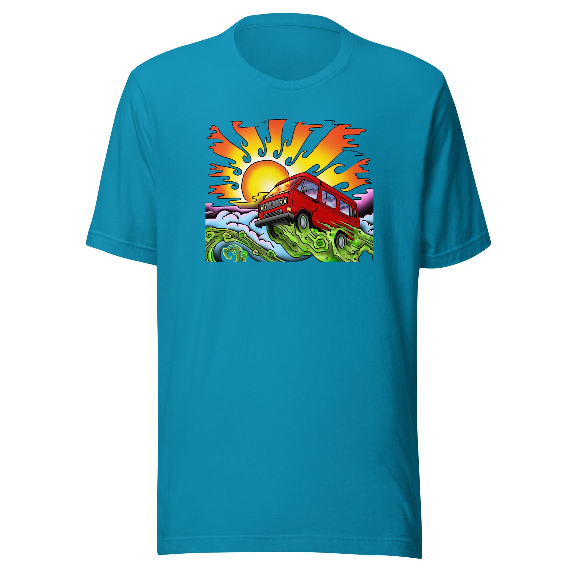 Van & Sun Premium Cotton T-Shirt for Men & Women - Comfortable Casual Wear for Everyday Outfits, Travel, and Street Style