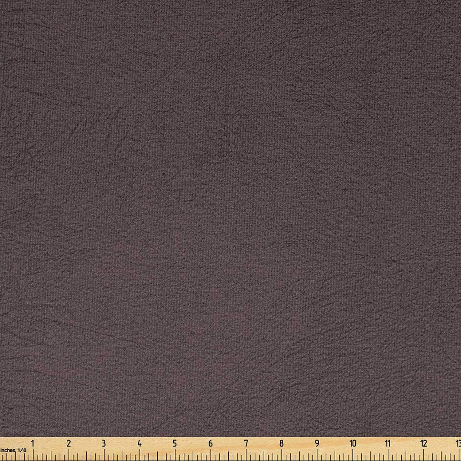 Ambesonne Faux Suede Fabric by The Yard - Digitally Printed Weathered Texture, Durable & Washable Upholstery Material for DIY Projects (5 Yards, Dark Taupe) - Perfect for Indoor/Outdoor Furniture, Home Decor & Crafting
