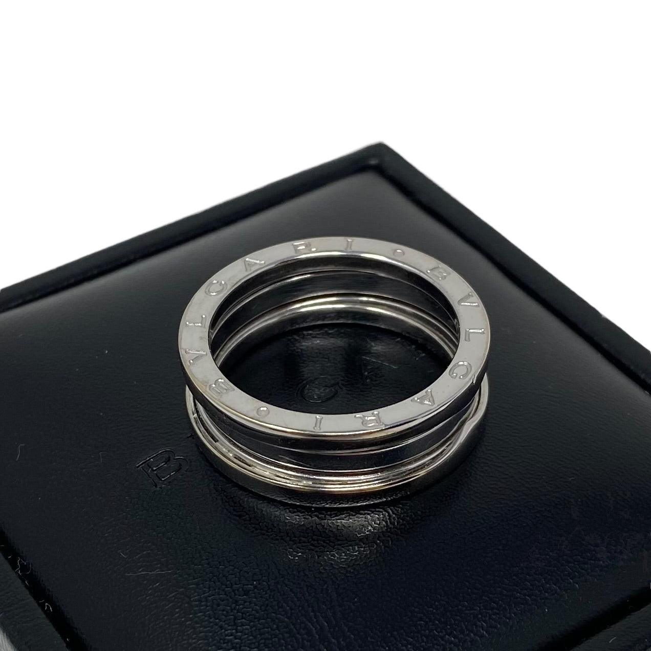Bvlgari 18k White Gold B.zero1 Ring Size 6 - Luxury Italian Jewelry for Women, Elegant Wedding Band & Anniversary Gift for Her - Perfect for Engagements, Special Occasions & Everyday Wear