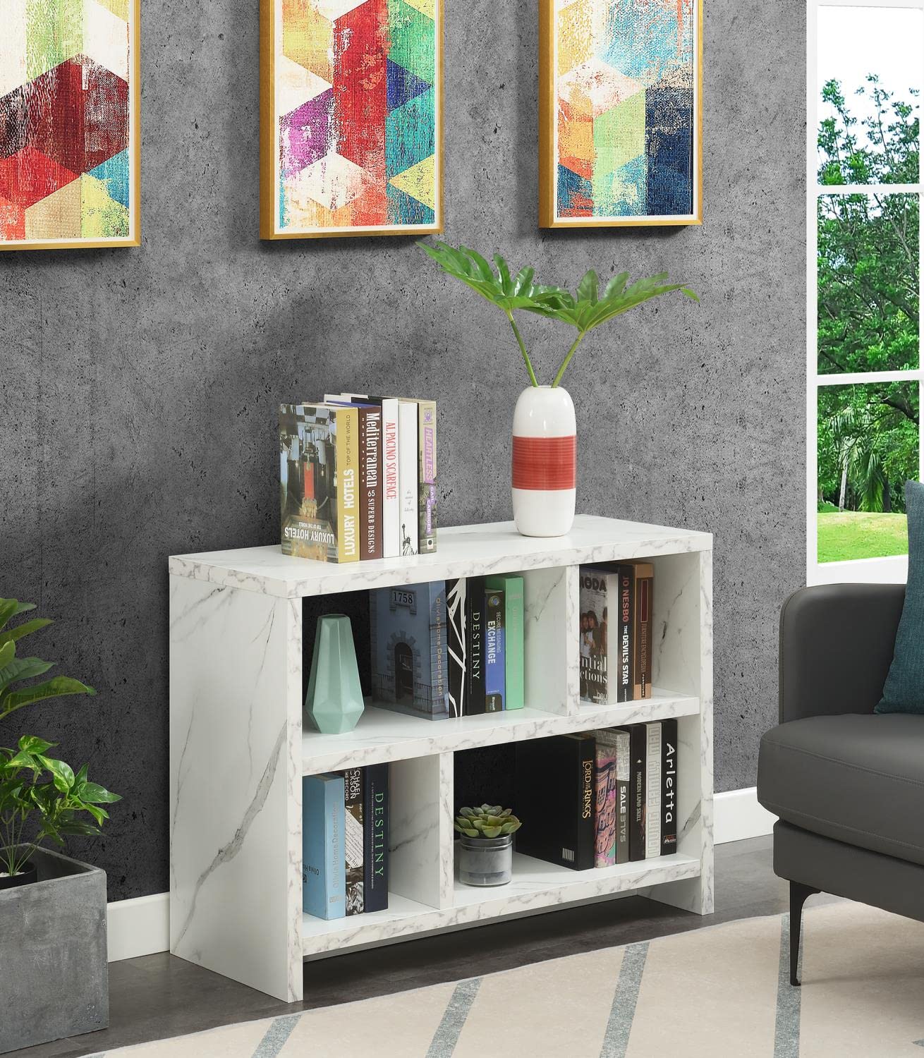 Convenience Concepts Northfield Console Bookcase 38